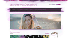 Desktop Screenshot of jeanettemacdonaldart.com